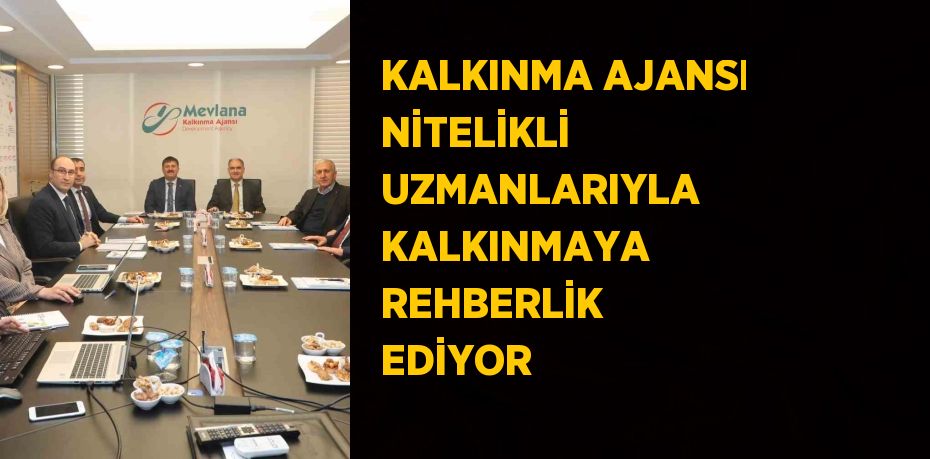 KALKINMA AJANSI NİTELİKLİ UZMANLARIYLA KALKINMAYA REHBERLİK EDİYOR