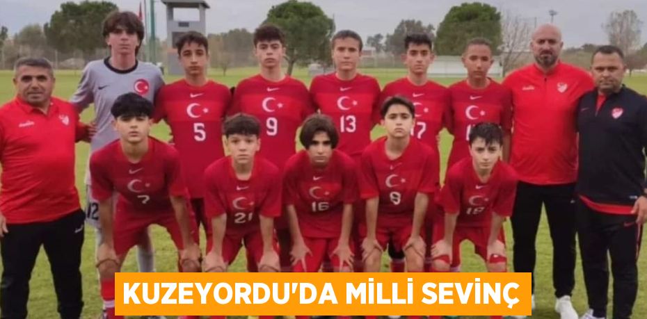 KUZEYORDU’DA MİLLİ SEVİNÇ