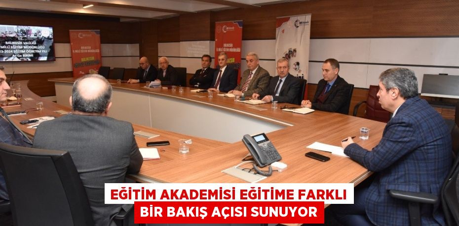 EĞİTİM AKADEMİSİ EĞİTİME FARKLI BİR BAKIŞ AÇISI SUNUYOR