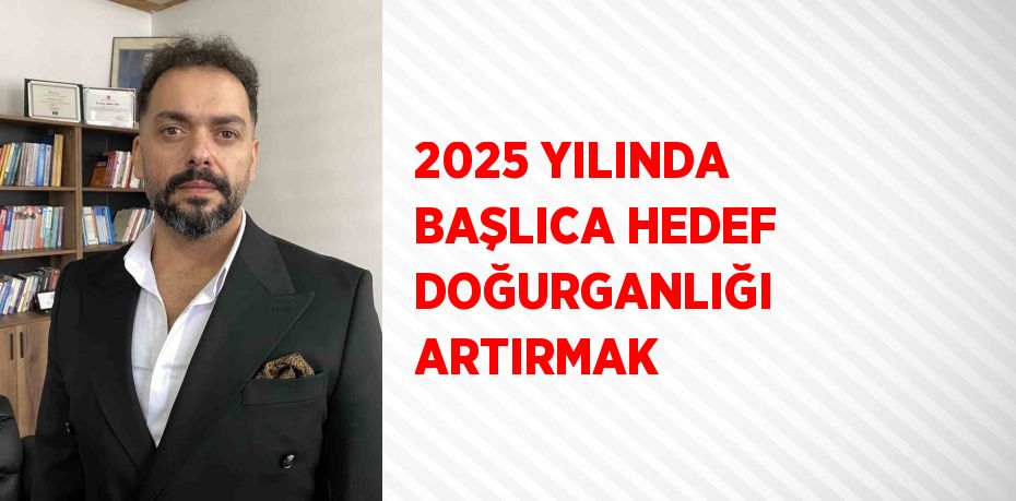 2025 YILINDA BAŞLICA HEDEF DOĞURGANLIĞI ARTIRMAK