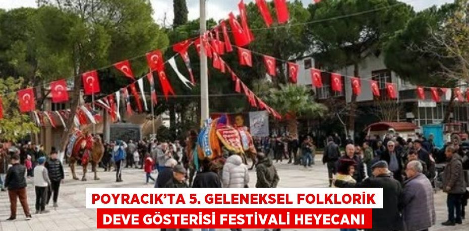 POYRACIK’TA 5. GELENEKSEL FOLKLORİK DEVE GÖSTERİSİ FESTİVALİ HEYECANI