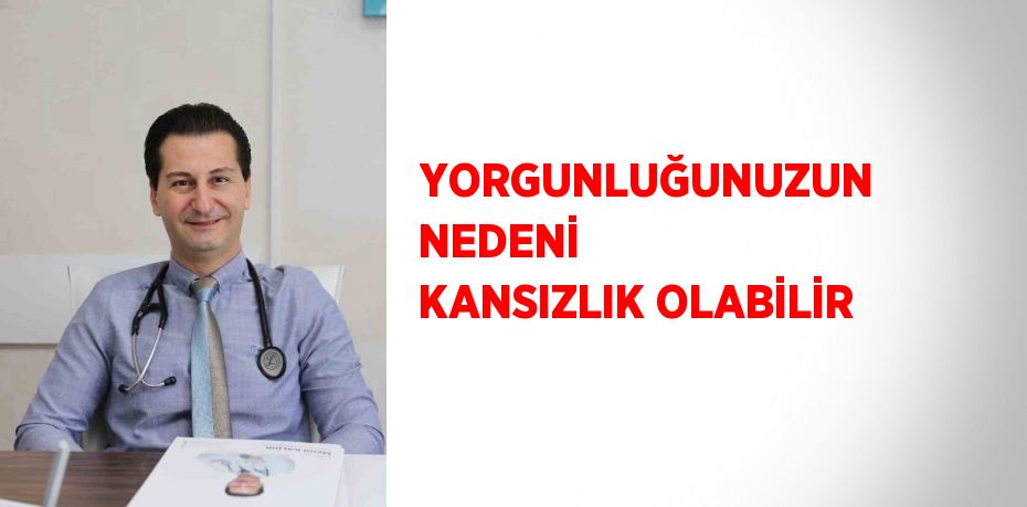 YORGUNLUĞUNUZUN NEDENİ KANSIZLIK OLABİLİR