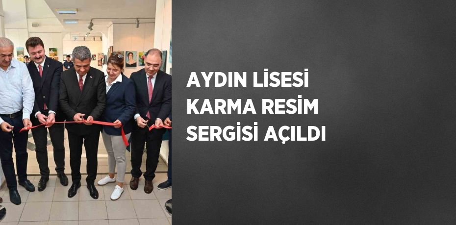 AYDIN LİSESİ KARMA RESİM SERGİSİ AÇILDI