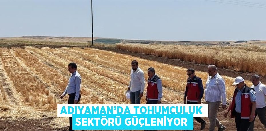 ADIYAMAN’DA TOHUMCULUK SEKTÖRÜ GÜÇLENİYOR