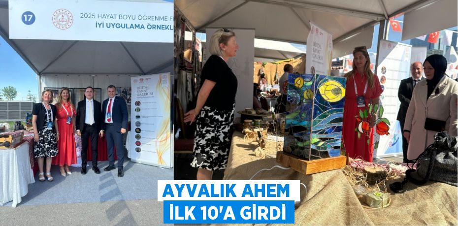 AYVALIK AHEM İLK 10’A GİRDİ