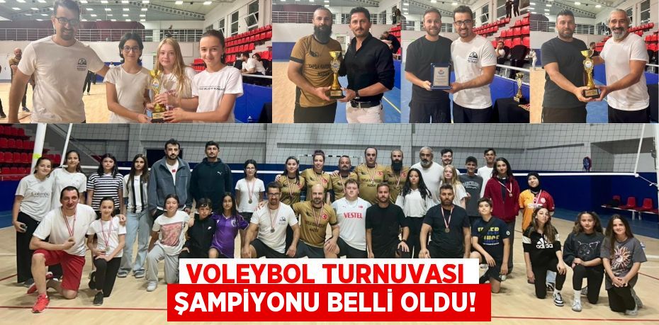 Voleybol Turnuvası Şampiyonu Belli Oldu!