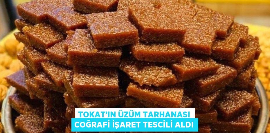 TOKAT’IN ÜZÜM TARHANASI COĞRAFİ İŞARET TESCİLİ ALDI