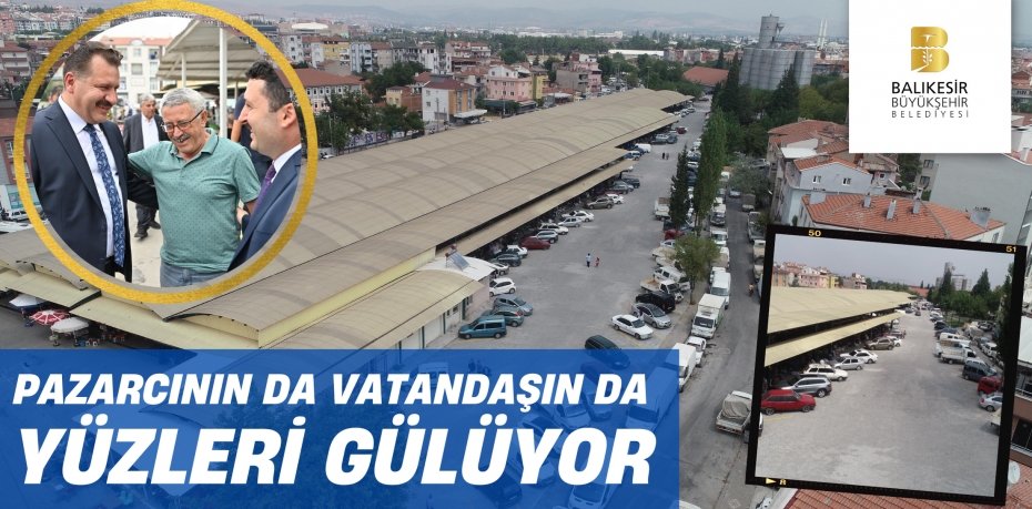 PAZARCININ DA VATANDAŞIN DA YÜZLERİ GÜLÜYOR