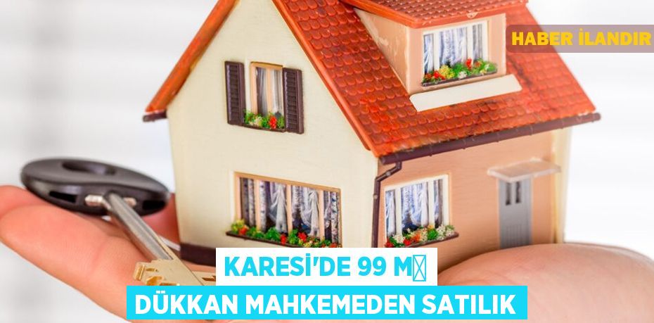 Karesi'de 99 m² dükkan mahkemeden satılık