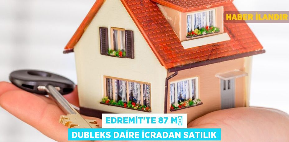 Edremit'te 87 m² dubleks daire icradan satılık