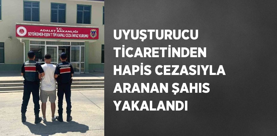 UYUŞTURUCU TİCARETİNDEN HAPİS CEZASIYLA ARANAN ŞAHIS YAKALANDI