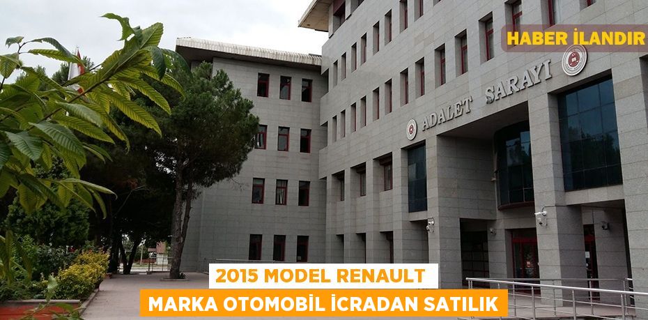 2015 model Renault marka otomobil icradan satılık