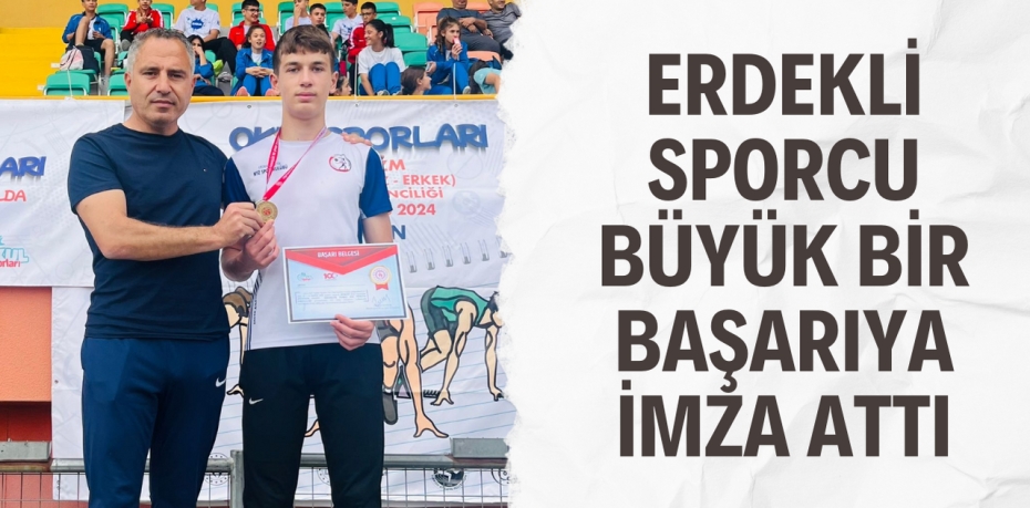 ERDEKLİ SPORCU BÜYÜK BİR BAŞARIYA İMZA ATTI