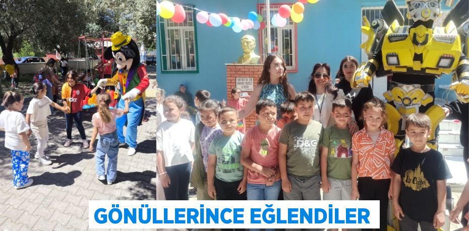GÖNÜLLERİNCE EĞLENDİLER