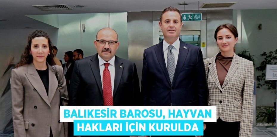 BALIKESİR BAROSU, HAYVAN HAKLARI İÇİN KURULDA
