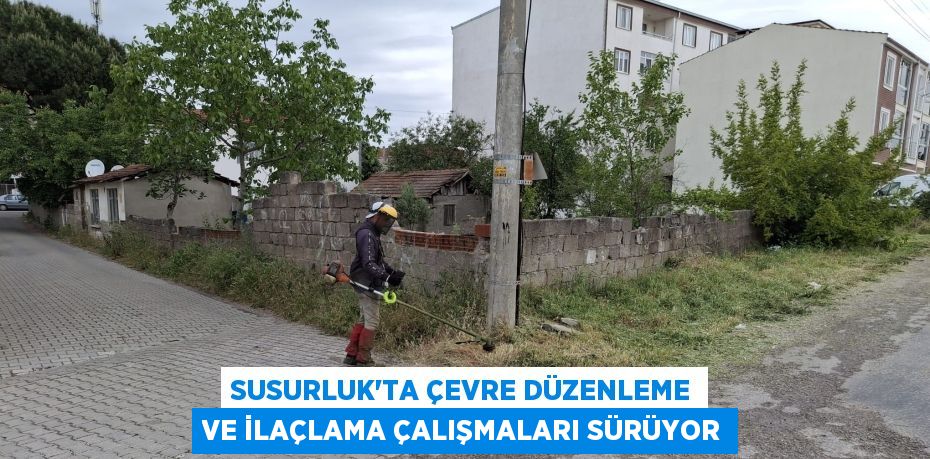 SUSURLUK’TA ÇEVRE DÜZENLEME VE İLAÇLAMA ÇALIŞMALARI SÜRÜYOR