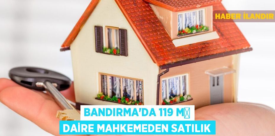 Bandırma'da 119 m² daire mahkemeden satılık