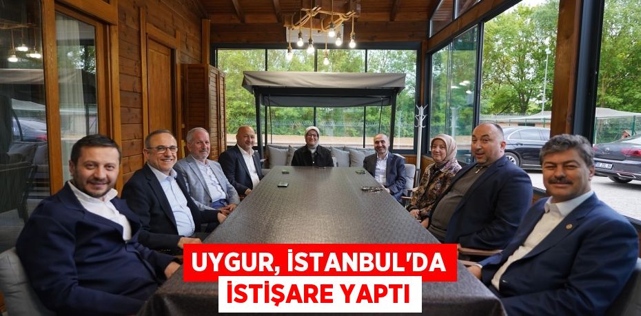 UYGUR, İSTANBUL’DA İSTİŞARE YAPTI