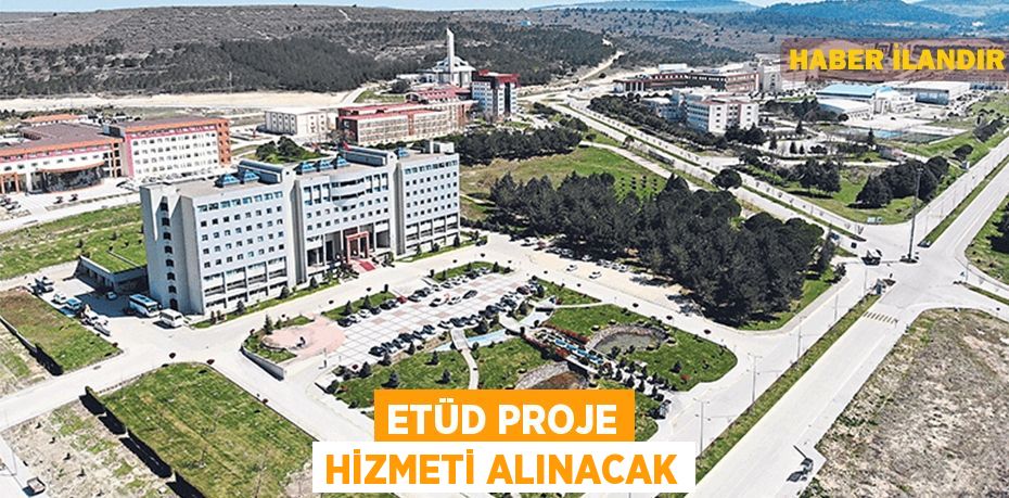 Etüd proje hizmeti alınacak