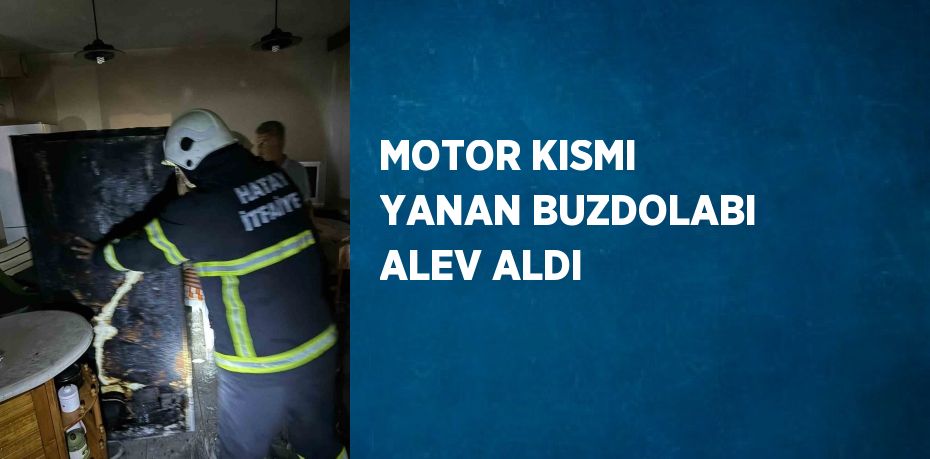 MOTOR KISMI YANAN BUZDOLABI ALEV ALDI