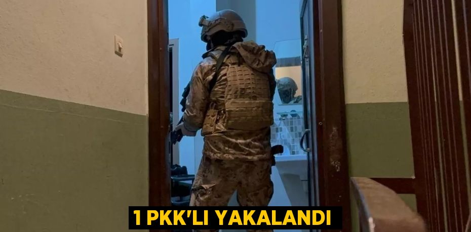 1 PKK’LI YAKALANDI