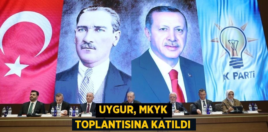 UYGUR, MKYK TOPLANTISINA KATILDI