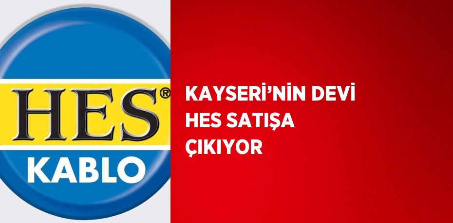 KAYSERİ’NİN DEVİ HES SATIŞA ÇIKIYOR