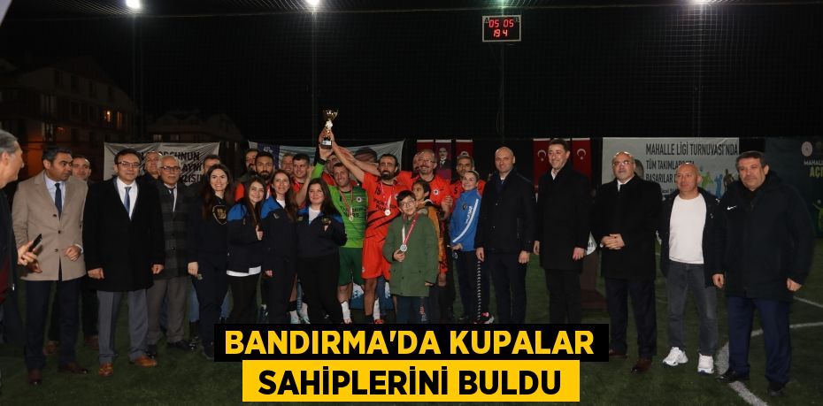 BANDIRMA’DA KUPALAR  SAHİPLERİNİ BULDU