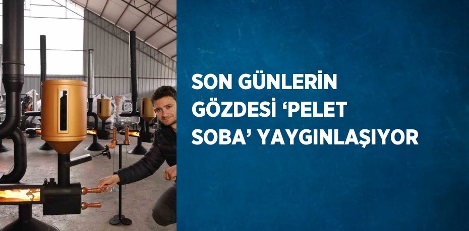 SON GÜNLERİN GÖZDESİ ‘PELET SOBA’ YAYGINLAŞIYOR