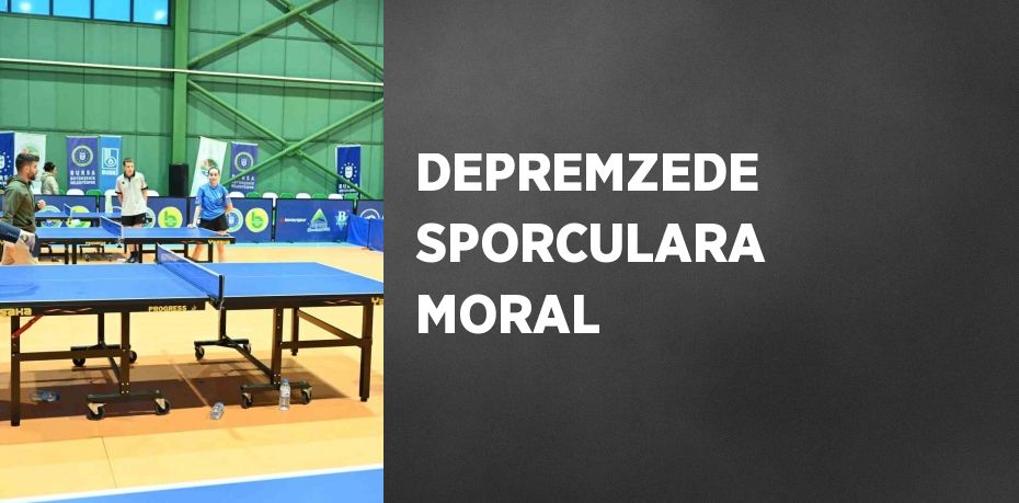 DEPREMZEDE SPORCULARA MORAL