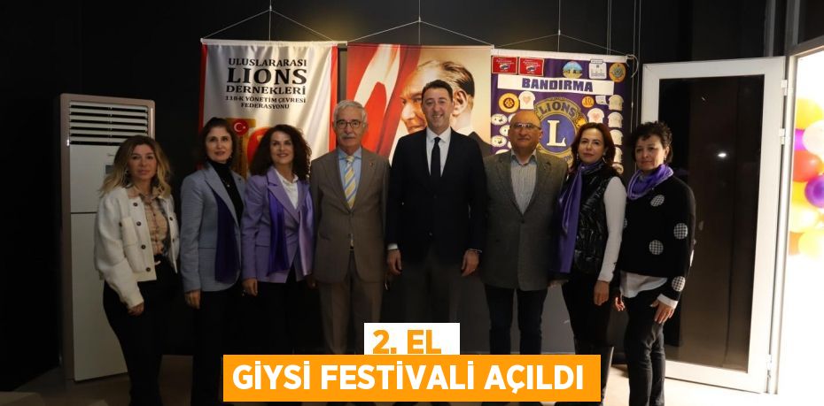 2. EL GİYSİ FESTİVALİ AÇILDI