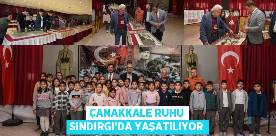 ÇANAKKALE RUHU SINDIRGI’DA YAŞATILIYOR