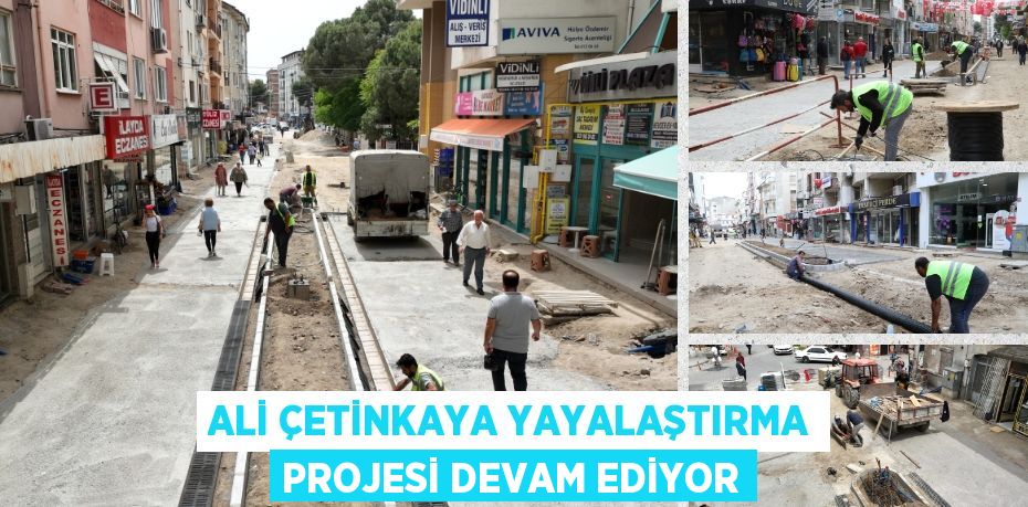 ALİ ÇETİNKAYA YAYALAŞTIRMA PROJESİ DEVAM EDİYOR