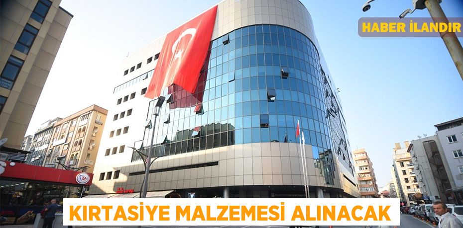 Kırtasiye malzemesi alınacak