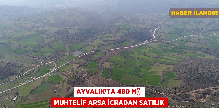 Ayvalık'ta 480 m² muhtelif arsa icradan satılık