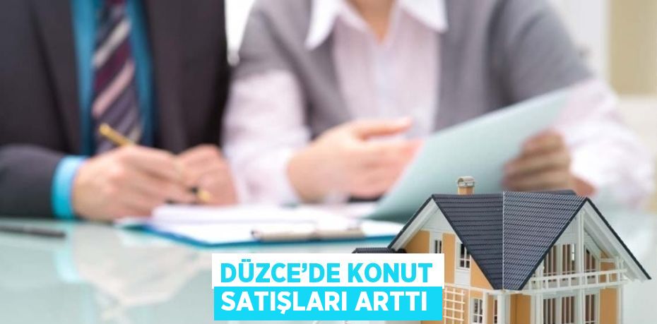 DÜZCE’DE KONUT SATIŞLARI ARTTI
