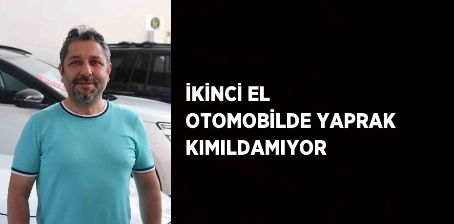 İKİNCİ EL OTOMOBİLDE YAPRAK KIMILDAMIYOR