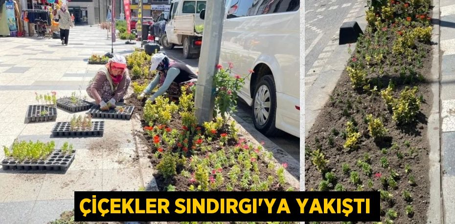 ÇİÇEKLER SINDIRGI’YA YAKIŞTI