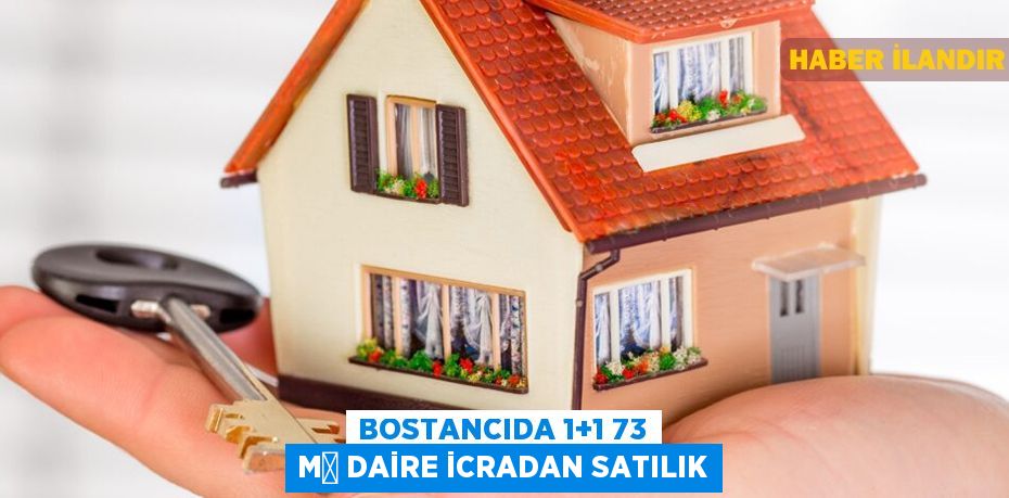 Bostancıda 1+1 73 m² daire icradan satılık