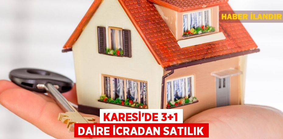 Karesi'de 3+1 daire icradan satılık