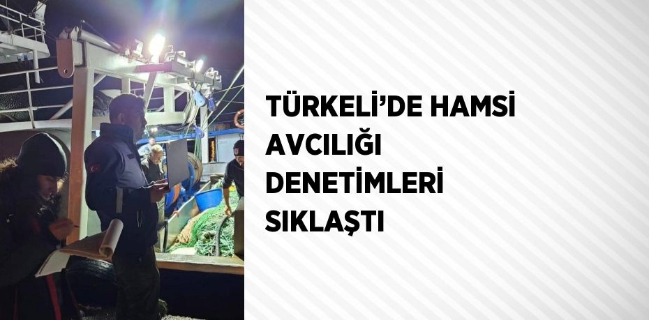 TÜRKELİ’DE HAMSİ AVCILIĞI DENETİMLERİ SIKLAŞTI