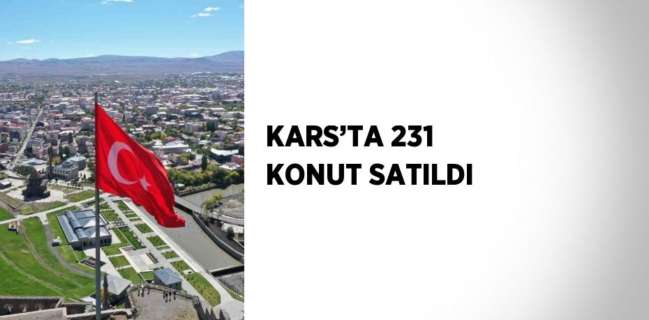 KARS’TA 231 KONUT SATILDI