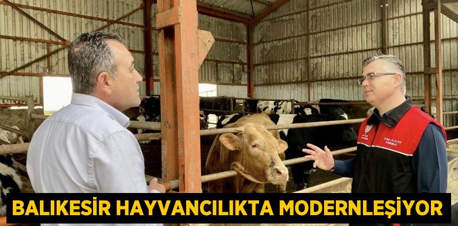 BALIKESİR HAYVANCILIKTA MODERNLEŞİYOR