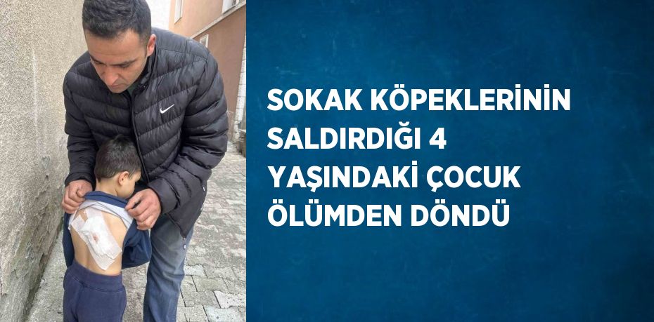 SOKAK KÖPEKLERİNİN SALDIRDIĞI 4 YAŞINDAKİ ÇOCUK ÖLÜMDEN DÖNDÜ