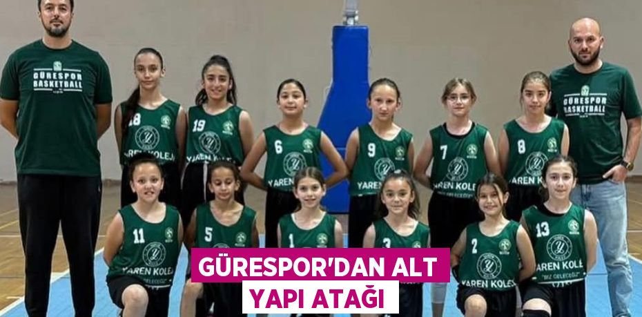 GÜRESPOR’DAN ALT YAPI ATAĞI