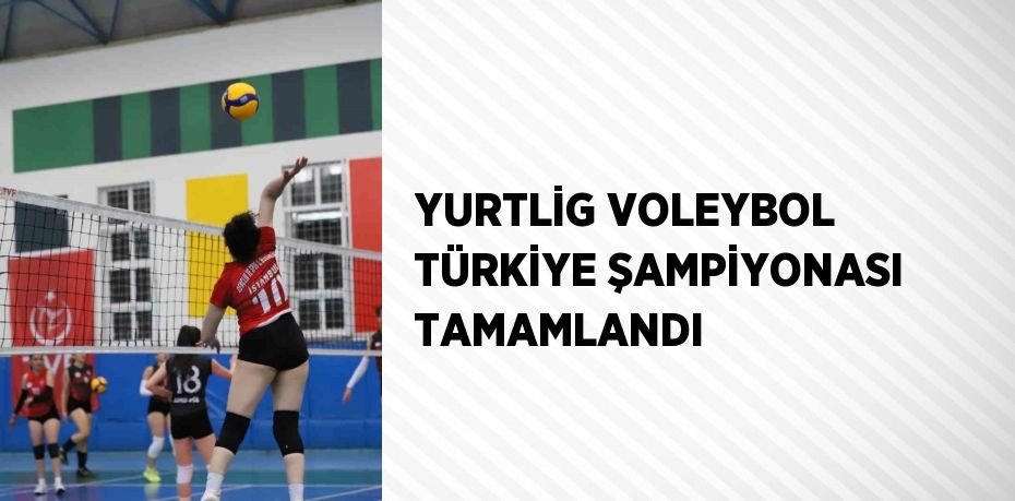 YURTLİG VOLEYBOL TÜRKİYE ŞAMPİYONASI TAMAMLANDI