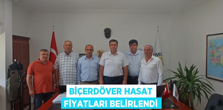 BİÇERDÖVER HASAT FİYATLARI BELİRLENDİ