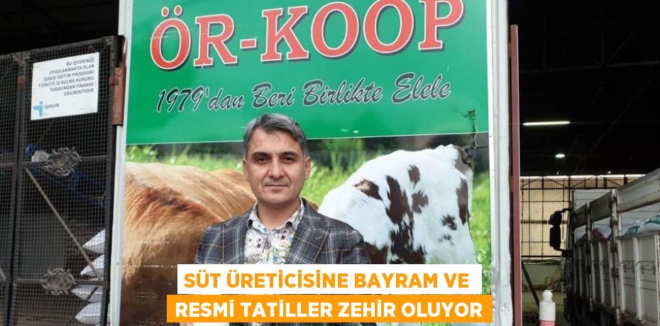 SÜT ÜRETİCİSİNE BAYRAM VE RESMİ TATİLLER ZEHİR OLUYOR