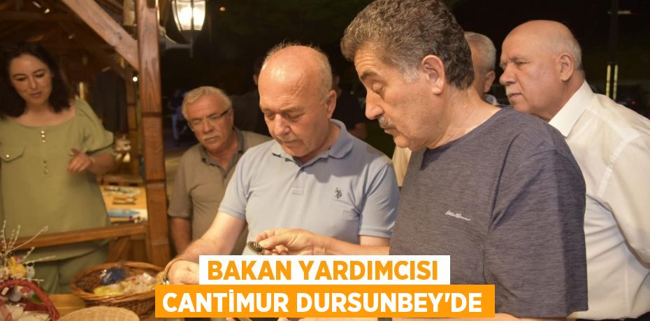 BAKAN YARDIMCISI CANTİMUR DURSUNBEY’DE