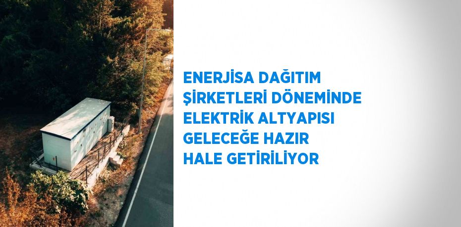 ENERJİSA DAĞITIM ŞİRKETLERİ DÖNEMİNDE ELEKTRİK ALTYAPISI GELECEĞE HAZIR HALE GETİRİLİYOR